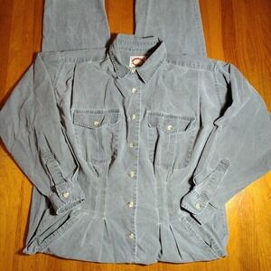 Vintage Banana Republic Gray Button-Front Jumpsuit